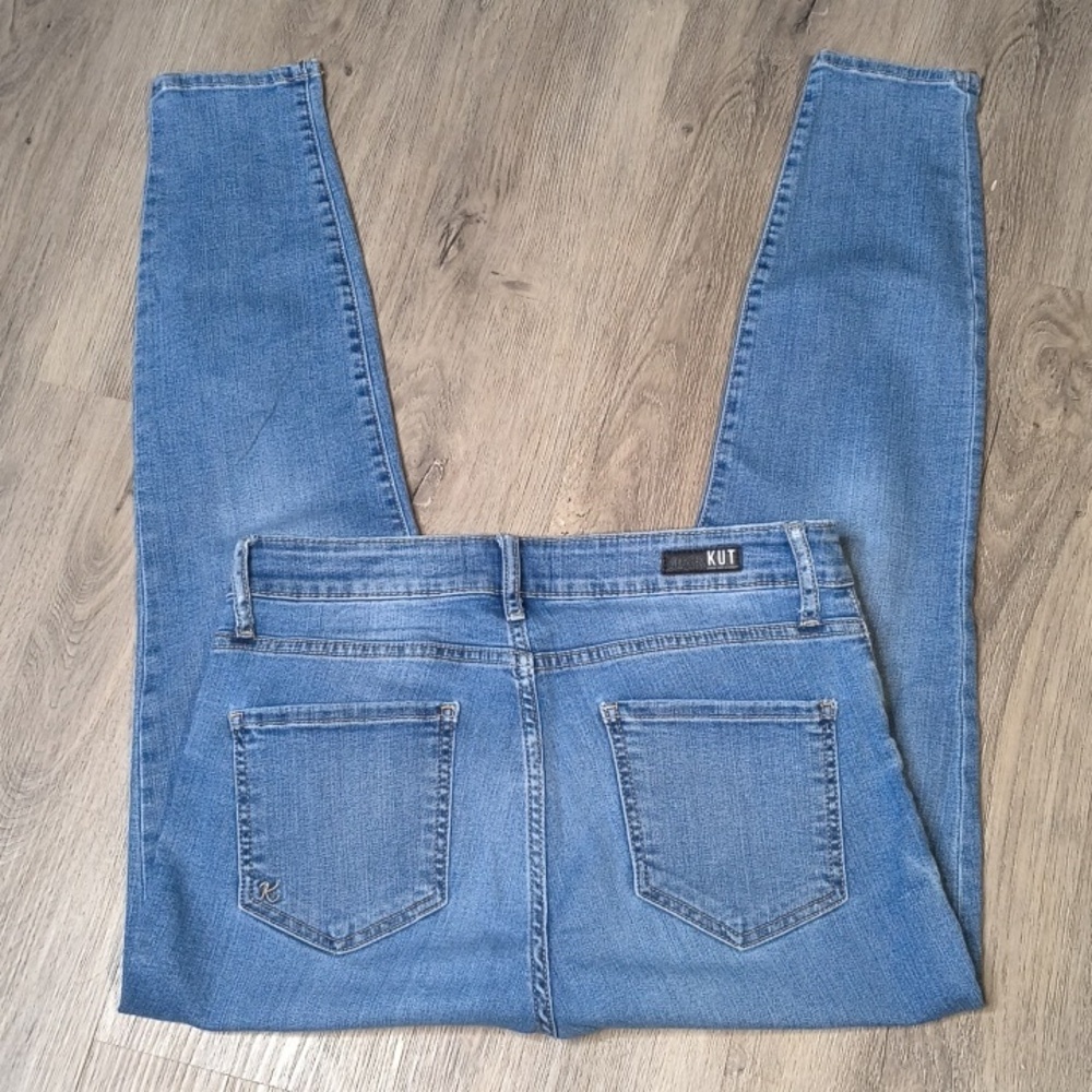 Donna Skinny w/ 27.5" Inseam High Rise KUT Denim Jeans sac724 - Picture 2 of 6